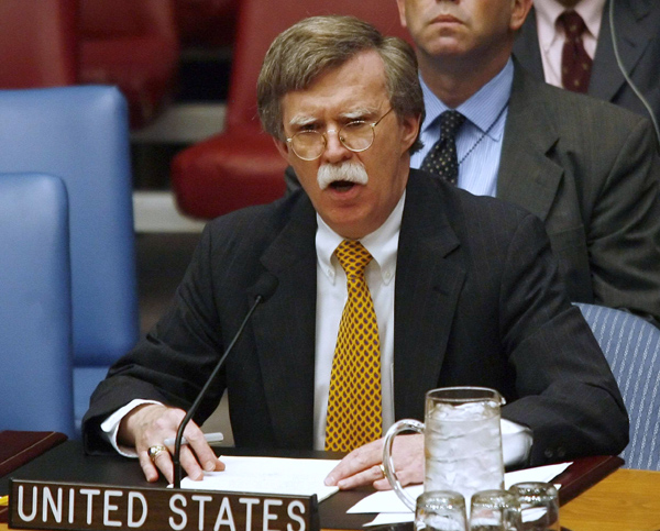 Former U.S. Ambassador John Bolton