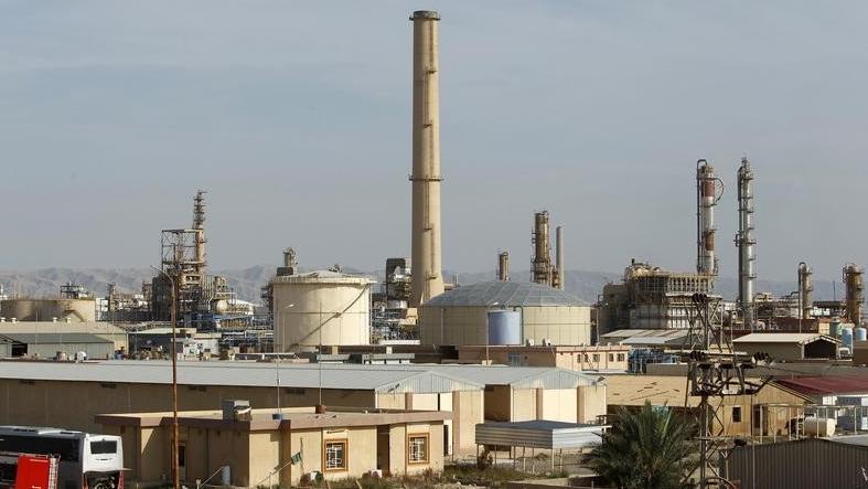 A view is seen of Baiji oil refinery, north of Baghdad, December 8, 2014.