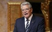 President Gauck spoke on the eve of a debate in the German parliament on the issue