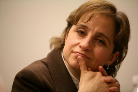 Carmen Aristegui is one of Mexico's most famous journalists. Her team members, who helped her uncover a corruption scandal, were fired.