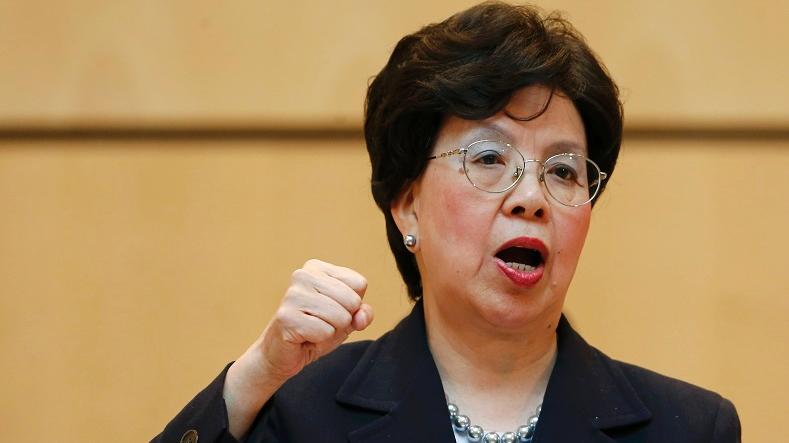 WHO Director General Margaret Chan at the World Health Assembly in Geneva, May 18, 2015.