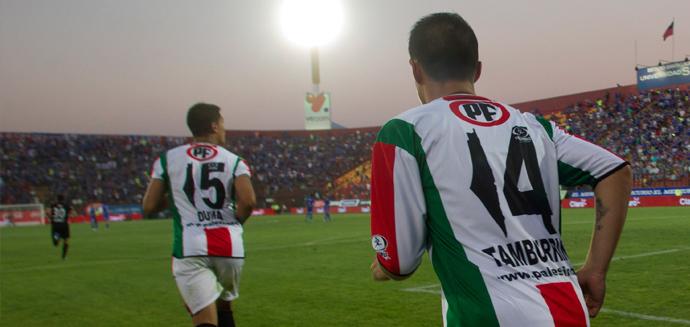Players of the CD Palestino first division football club.