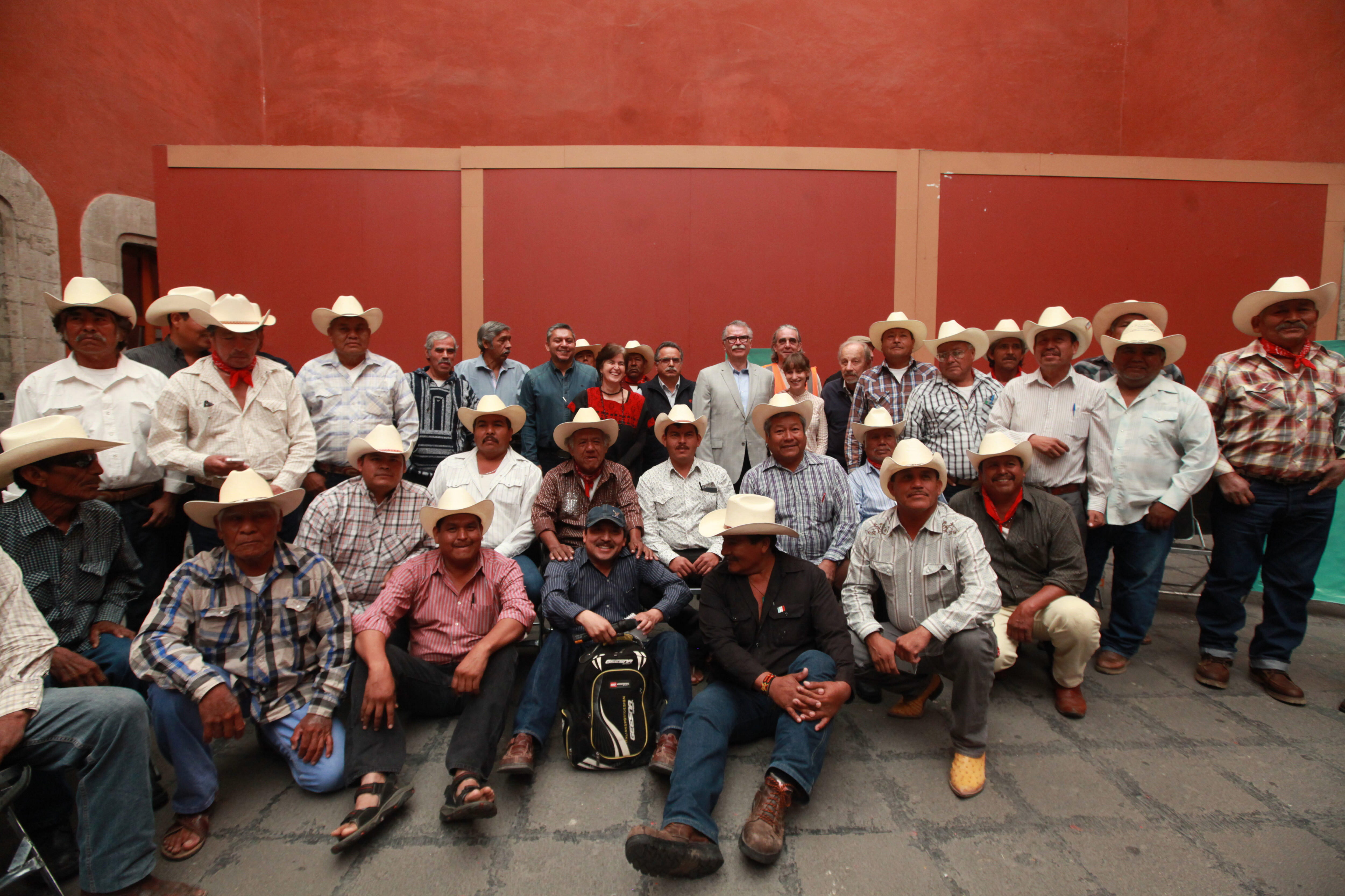 Representatives of indigenous tribe, Yaqui