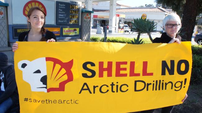 Activists Say No to Shell's proposed Arctic drill