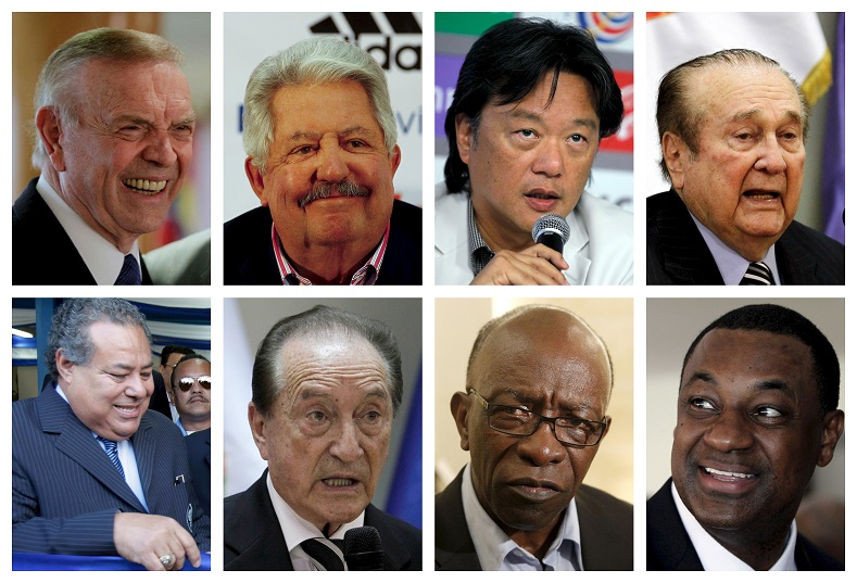 Eight of the accused in the FIFA scandal