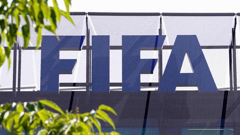 The logo of soccer's international governing body FIFA is seen on its headquarters in Zurich, Switzerland, May 27, 2015.