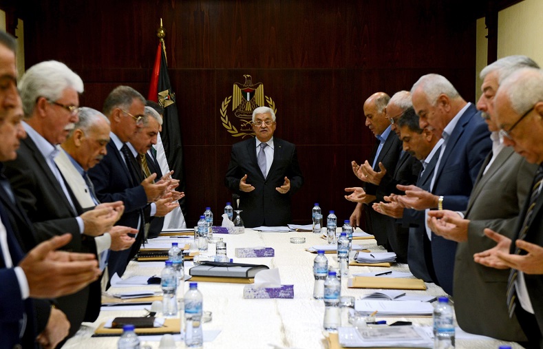 President Mahmud Abbas reportedly dissolved the government Wednesday.