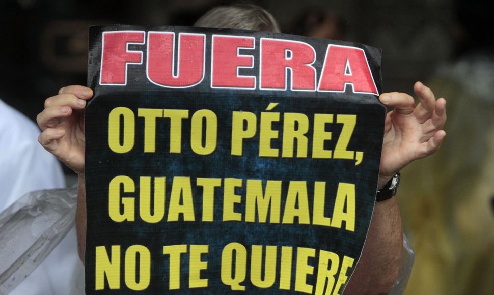Social movements call for the removal of Otto Perez Molina's corrupt government.