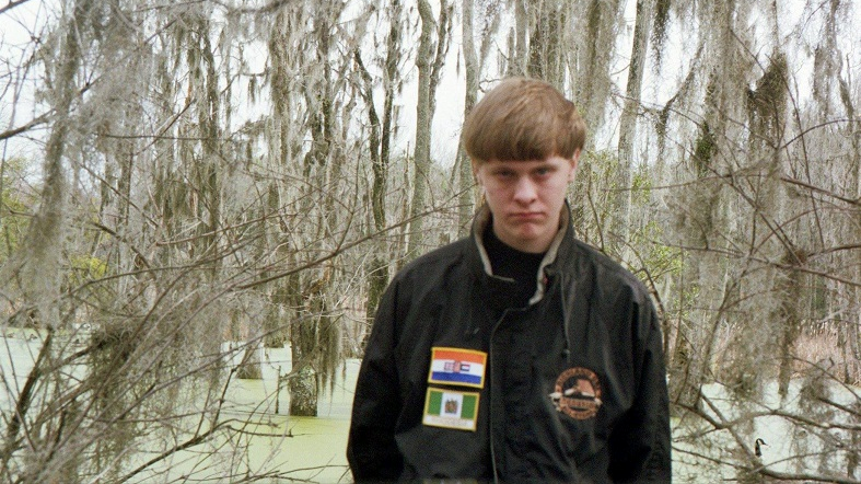 The flags on Dylann Roof's jacket suggest he may be an admirer of white supremacist states.