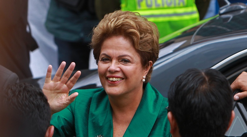 Brazil's president, Dilma Rousseff, in 2015.