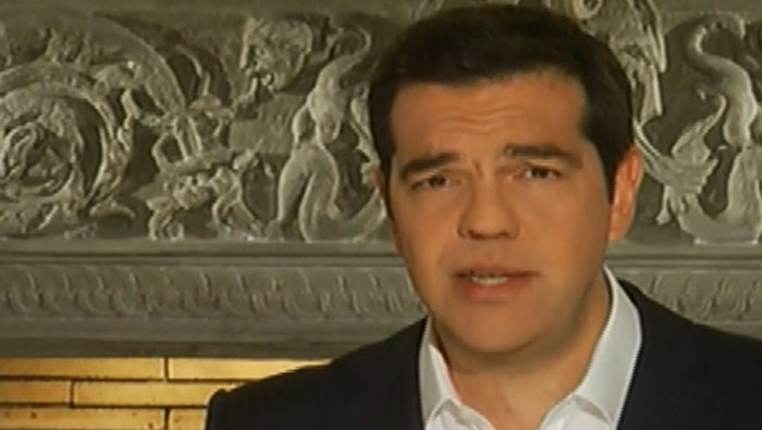 Tsipras saludó triunfo del NO en su país.