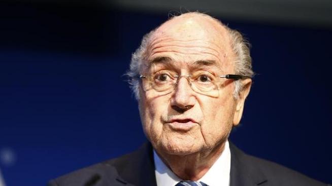 FIFA President Sepp Blatter addresses a news conference at the FIFA headquarters in Zurich, Switzerland June 2, 2015.