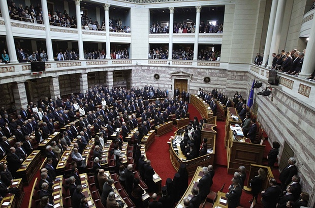 The Greek Parliament approved a series of measures backing the bailout deal with the EU