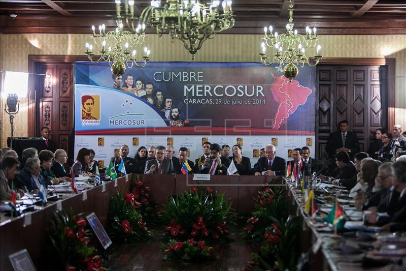 The last Mercosur Summit was held in Caracas, in December 2014