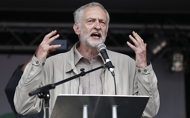 Jeremy Corbyn leads the contest with 43 percent.