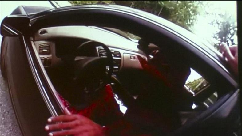 University of Cincinnati police officer Ray Tensing's body camera shows driver Samuel Dubose pulled over during a traffic stop in Cincinnati, Ohio, July 19, 2015, in a still image from video released by the Hamilton County Prosecutor's Office.