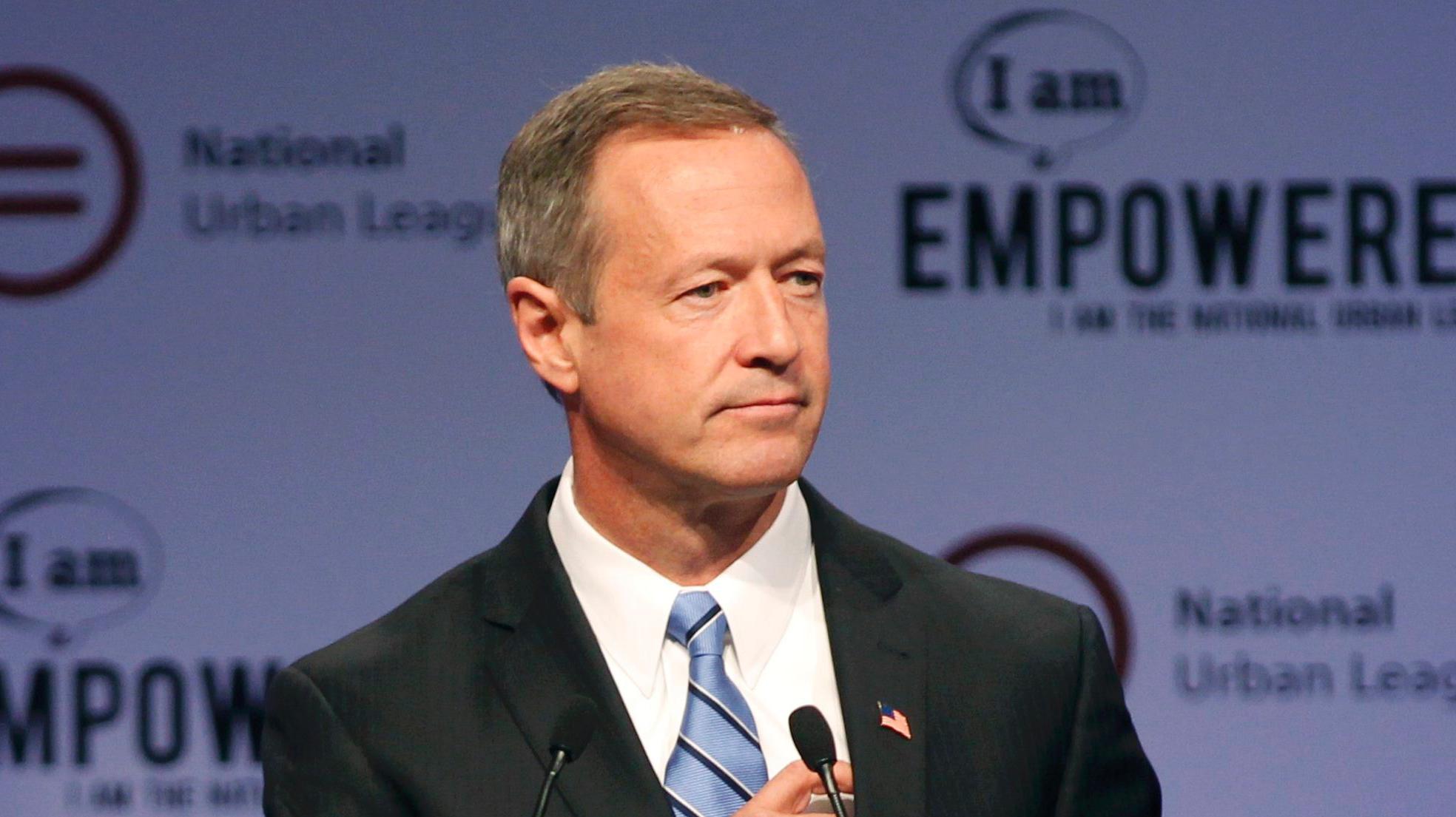 U.S. Democratic presidential candidate and former Maryland governor Martin O'Malley speaks at the National Urban League's conference in Fort Lauderdale, Florida July 31,2015.