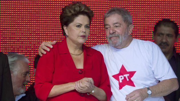 President Dilma Rousseff and former President Lula da Silva