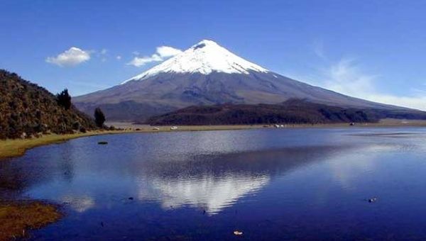 Cotopaxi, 50 kilometers south from the country’s capital Quito, is the second highest active volcano in the world at 5,897 meters.
