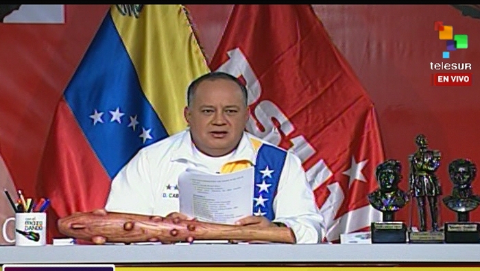 Head of the National Assembly, Diosdado Cabello.