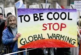 Cool climate activists demand mass action for climate.