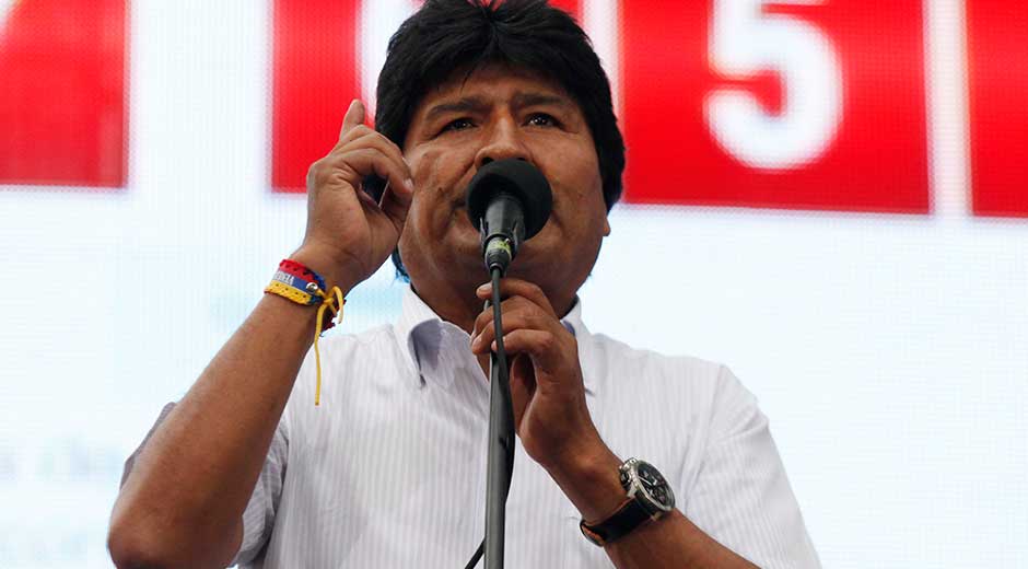 Bolivian President says those involved in the fraud allegations must be held to responsible.