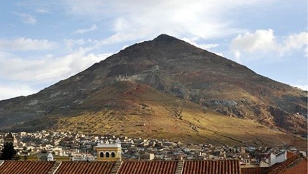 Bolivia's infamous Cerro Rico, also known as 