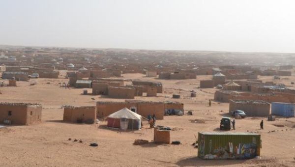 A SADR-administered refugee camp in Western Sahara. Cuba has long supported SADR, including sponsoring education initiatives for refugees.