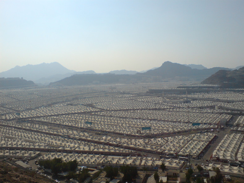 The tent city of Mina could house 3 million people.