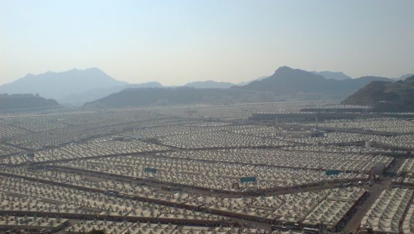 The tent city of Mina could house 3 million people.