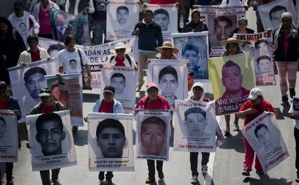 Almost one year after the enforced disappearance of the 43 Ayotzinapa students, and still no clarity as to their fate.