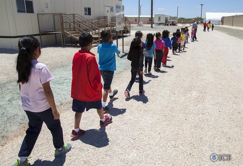 An immigration detention center in Texas