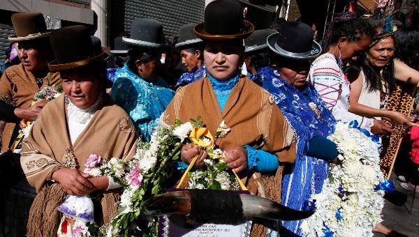 Bolivian Indigenous women.
