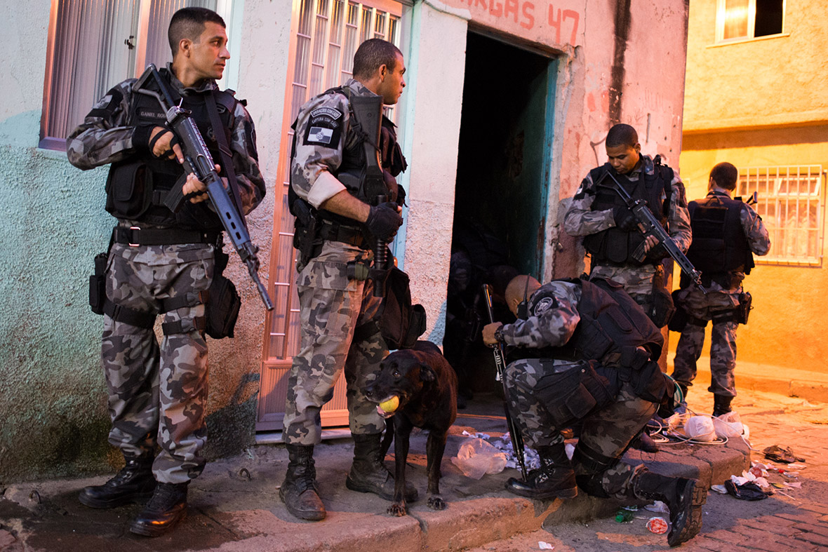 Brazilian authorities make major drug bust.
