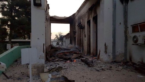 U.S. forces repeatedly bombed a hospital in Afghanistan killing at least 22 people.