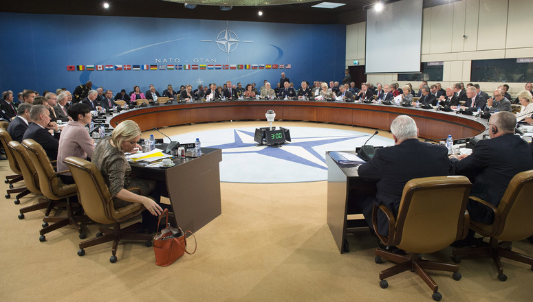 The defense ministers of NATO member countries met in Brussels