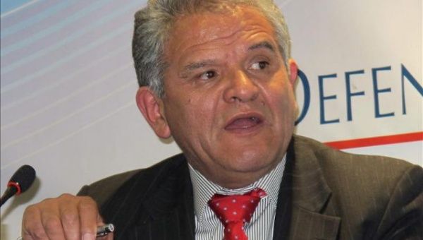 Bolivian Ombudsman Rolando Villena.