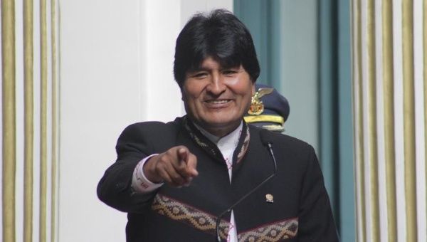 President Evo Morales wants students to continue their education.