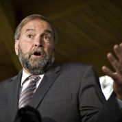 NDP leader Thomas Mulcair. The NDP went from being the official opposition party to winning less than 20 percent of the vote, Monday.