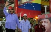 President Nicolas Maduro made a series of economic announcements while visiting an industrial site in the Venezuelan state of Barinas.
