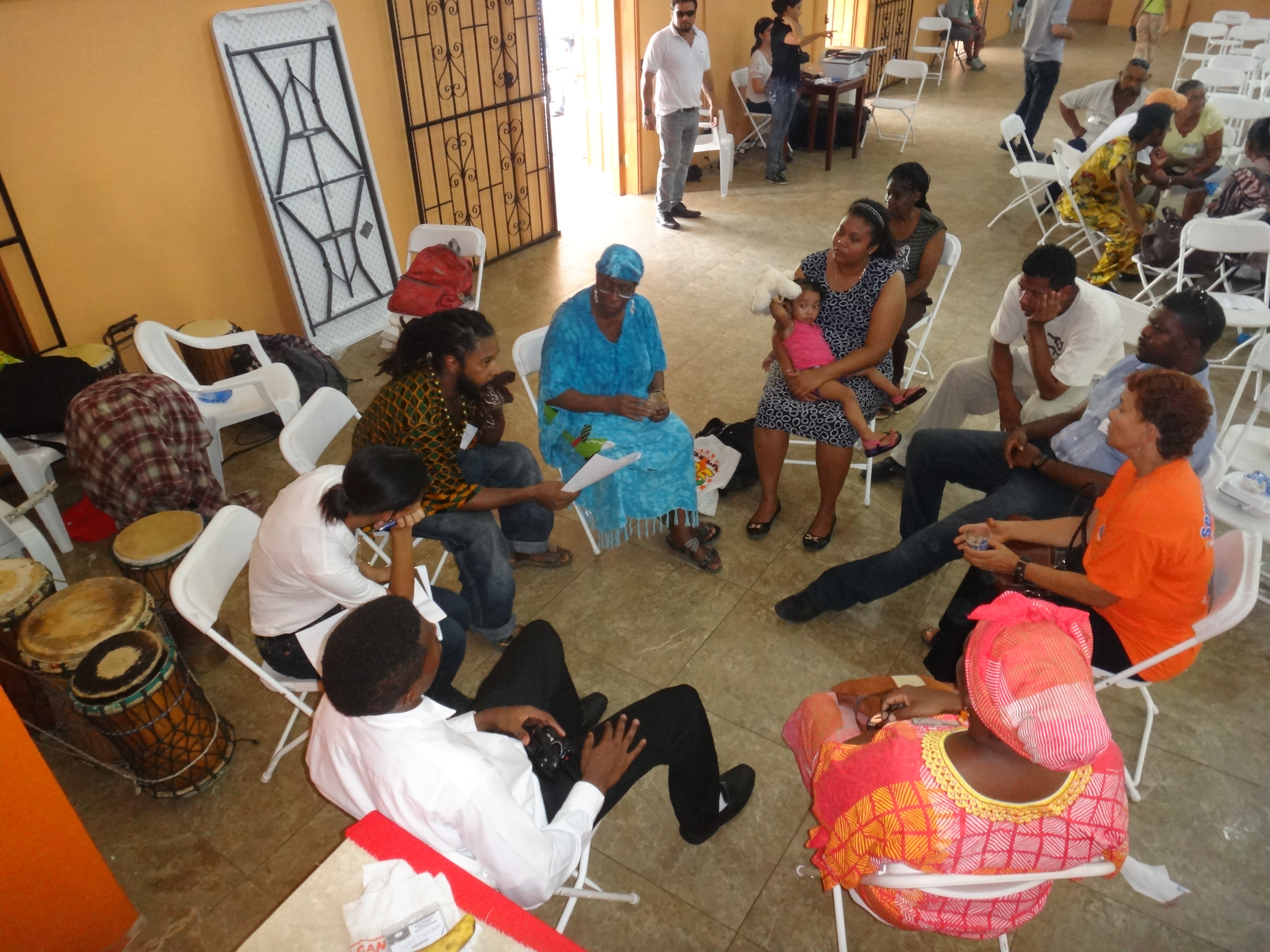 The Garifuna people, an Afro-Indigenous nation descendant of the Arawaks, gather to discuss the challenges facing their people across borders.