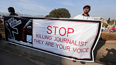 At least 700 journalists have been killed worldwide in the past decade, the vast majority of which go unresolved.