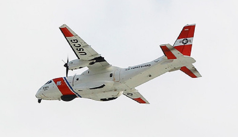 A U.S. Coast Guard plane twice violated Venezuelan airspace on Friday.