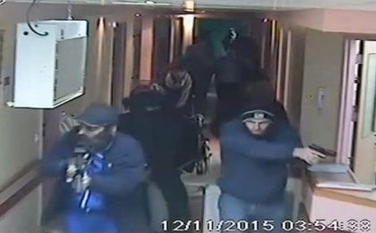 CCTV footage from Hebron’s al-Ahli hospital showing Israeli undercover forces during their raid to detain Abdullah al-Shalaldeh.