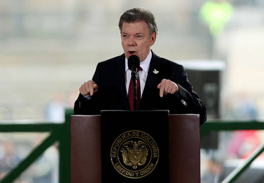 Colombian President Juan manuel Santos rules out the possibility of forming a constitutional assembly.