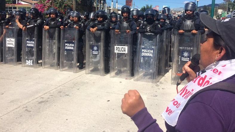 Ayotzinapa Families Protest Repression in Guerrero, Mexico