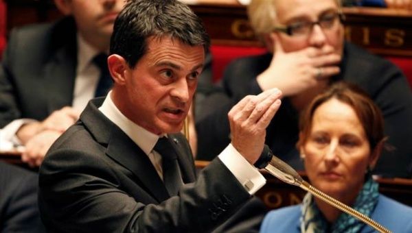 French Prime Minister Manuel Valls attends the questions to the government session at the National Assembly in Paris, France, Nov. 17, 2015.