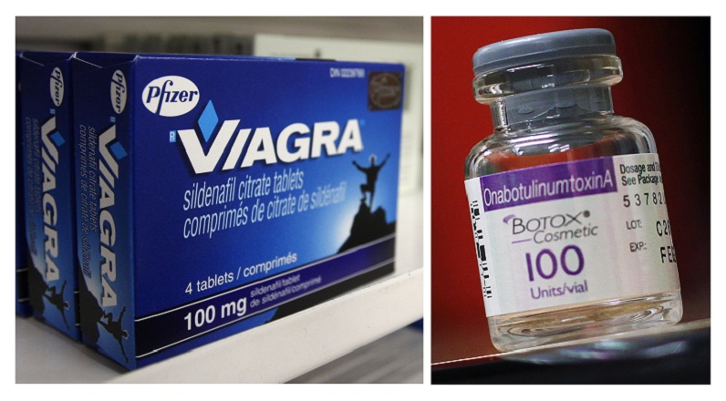 Pfizer makes Viagra while Allergan produces Botox.