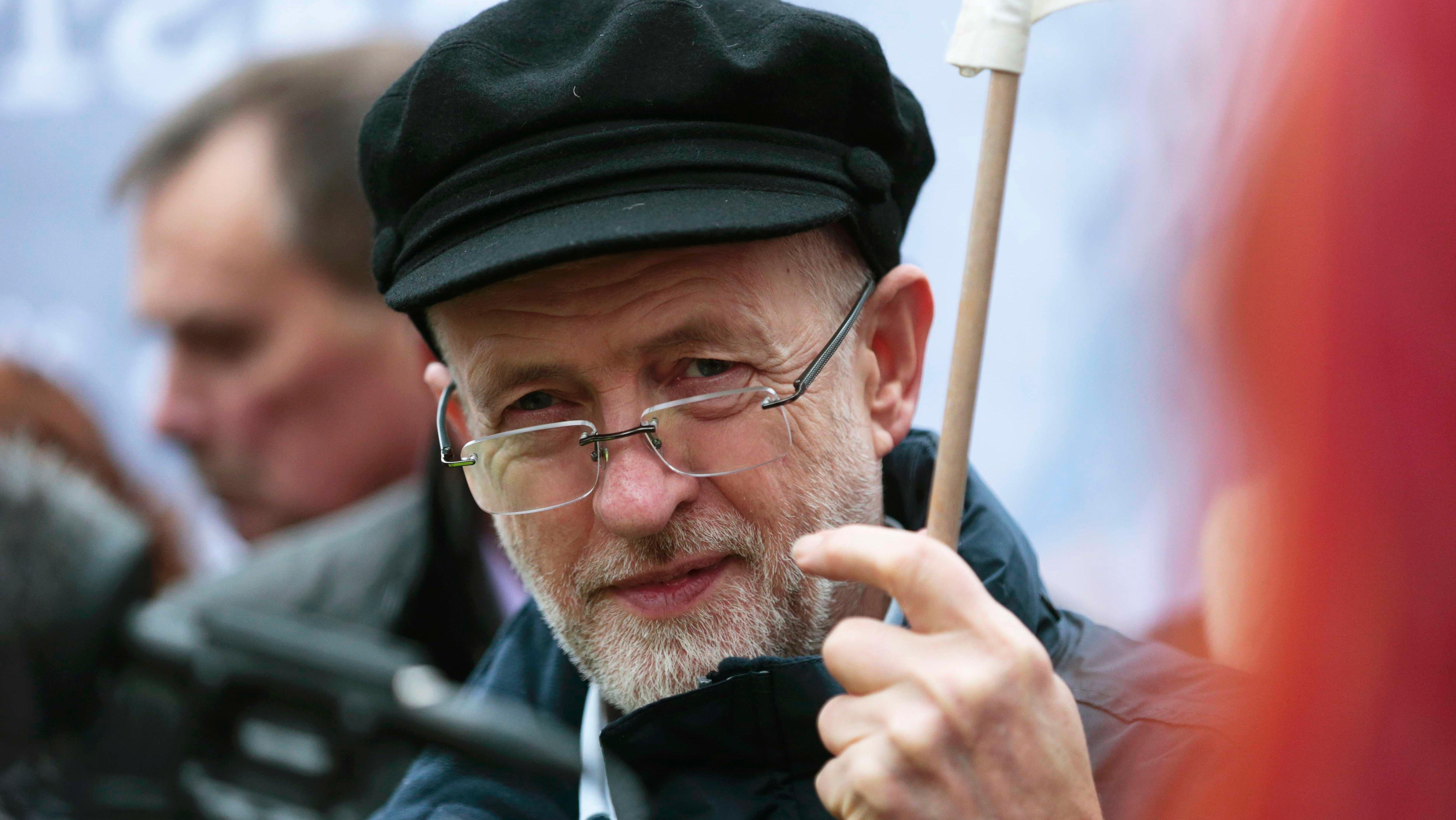 Britain's leader of the opposition Labour Party, Jeremy Corbyn