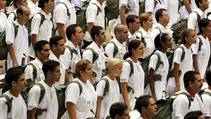 As part of a larger policy of internationalism, there are currently 52,000 Cuban doctors working in 66 countries worldwide, representing an annual revenue of 8.2 billion dollars for the government.